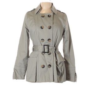 Therapy Belted Pale Green Trench Jacket